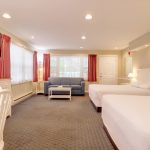 Suite 136, two queen beds and ample seating
