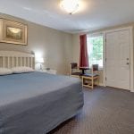 Room 236, one queen bed in spacious room.
