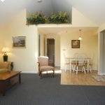 Apartment 333, open seating, dining, and entertainment area.